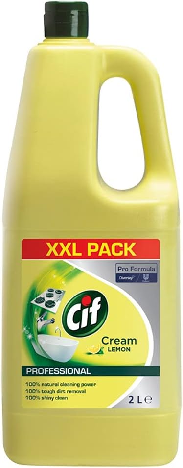 Cif Lemon Cream Cleaner 250ml (Pack of 6)