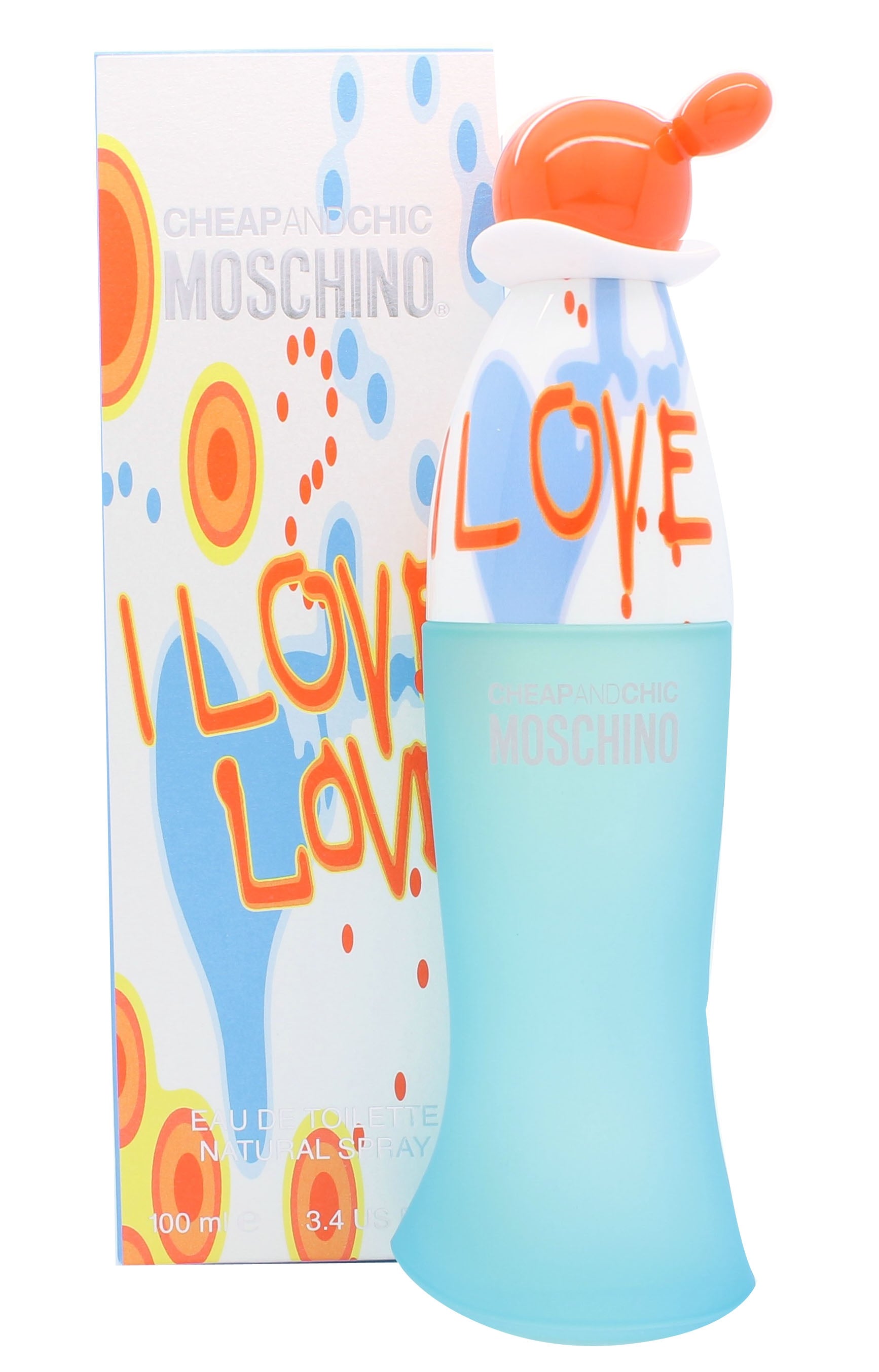 Moschino Cheap Chic I Love Love Eau de Toilette 100ml Sprej British Hypermarket uk