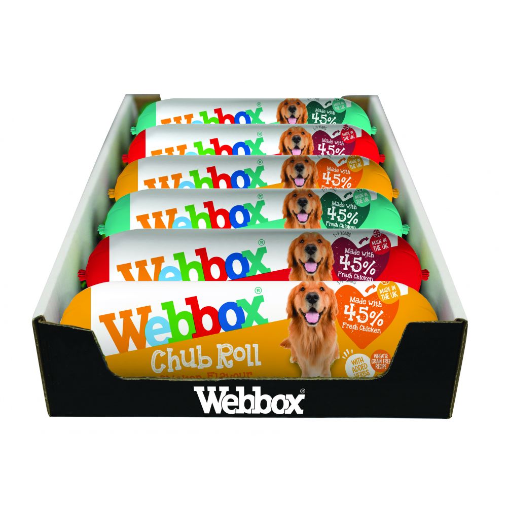 Webbox Chub Roll Assorted 720g Case of 8 British Hypermarket uk