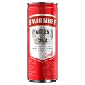 Smirnoff No.21 Vodka and Cola 5% vol Ready to Drink Premix 250ml Can (Case of 12)