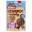 BAKERS Rewards Mixed Variety Dog Treats 100g PMP [PM £1.39](Case of 8) BAKERS