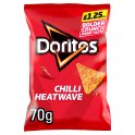 Doritos Crisps Chilli Heatwave Tortilla Chips £1.25 RRP PMP 70g (Case of 18) Doritos