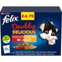 Felix Doubly Delicious Countryside Selection in Jelly 12 x 100g (1.2kg) [PM £4.75](Case of 4) Felix