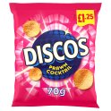 Discos Prawn Cocktail Crisps 70g, £1.25 PMP (Case of 16) Discos