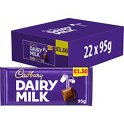 Cadbury Dairy Milk Chocolate Bar £1.50 PMP 95g  (Case of 22)