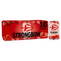 Strongbow Strawberry Cider Cans 10x330ml Strongbow