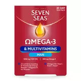 Seven Seas Omega 3 Multivitamins Man, 2 x 60 Count Seven Seas