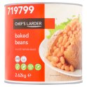 Chef's Larder Baked Beans in a Rich Tomato Sauce 2.62kg Chef's Larder