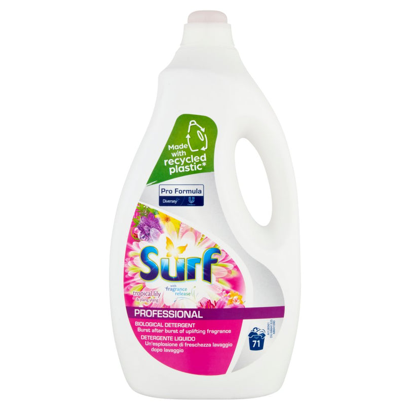 Surf Bio Liquid Detergent Tropical Lily & Ylang Ylang 71 Washes 5L British Hypermarket-uk