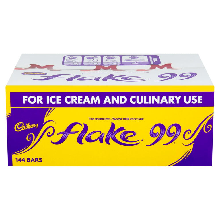 Cadbury Flake 99 Chocolate Bar 144 x 8.25g, Case of 144 Cadbury