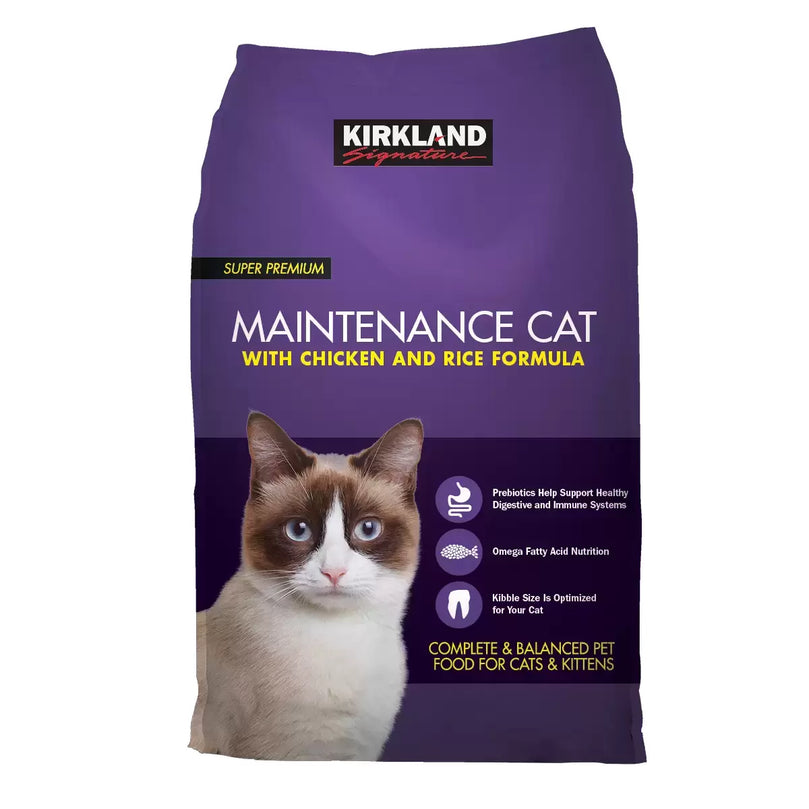 Kirkland Signature Adult Complete Cat Food, Chicken & Rice Formula, 11.35kg Kirkland Signature