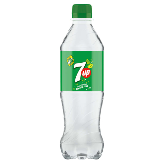 7UP Refreshing Lemon & Lime Taste 500ml [PM £1.30 ] (Case of 12) 7Up