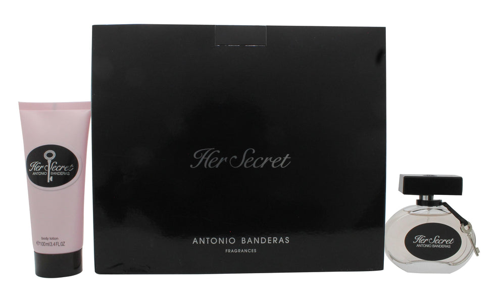 Antonio Banderas Her Secret Presentset 50ml EDT + 100ml Body Lotion Antonio Banderas