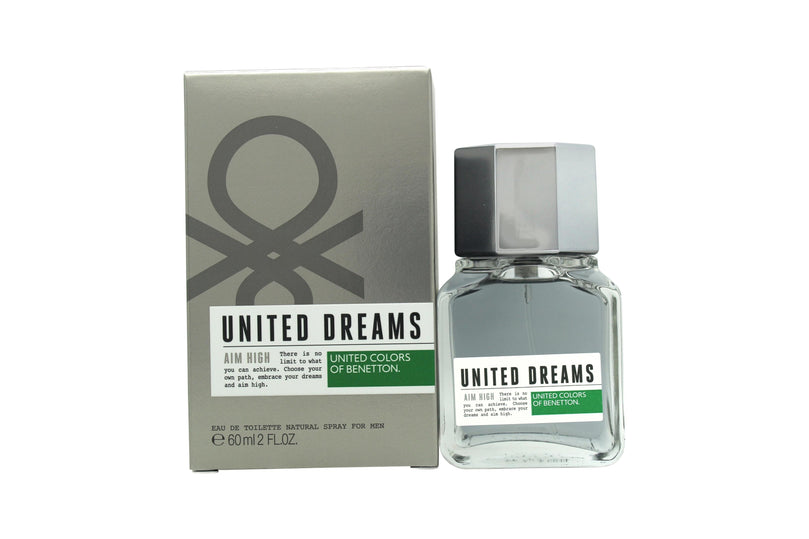 Benetton United Dreams Män Aim High Eau de Toilette 60ml Sprej Benetton