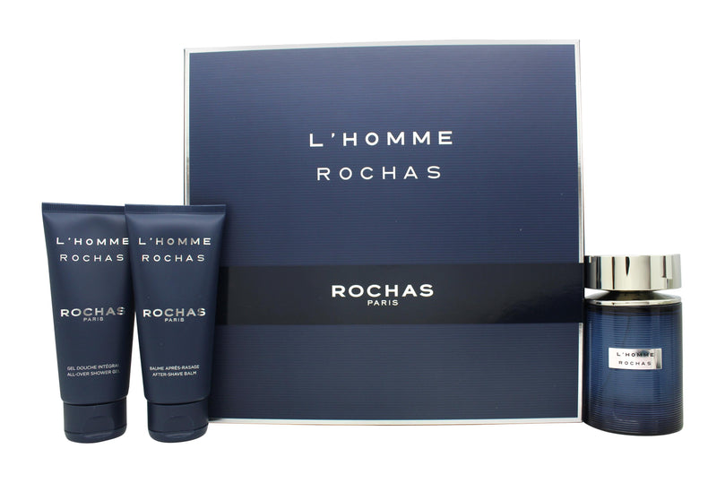 Rochas L'Homme Rochas Presentset 100ml EDT + 100ml Shower Gel + 100ml Body Lotion Rochas