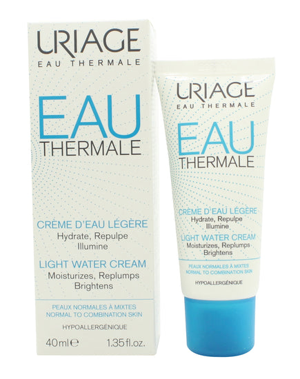 Uriage Eau Thermale Light Water Cream 40ml - Normal to Combination Skin Uriage