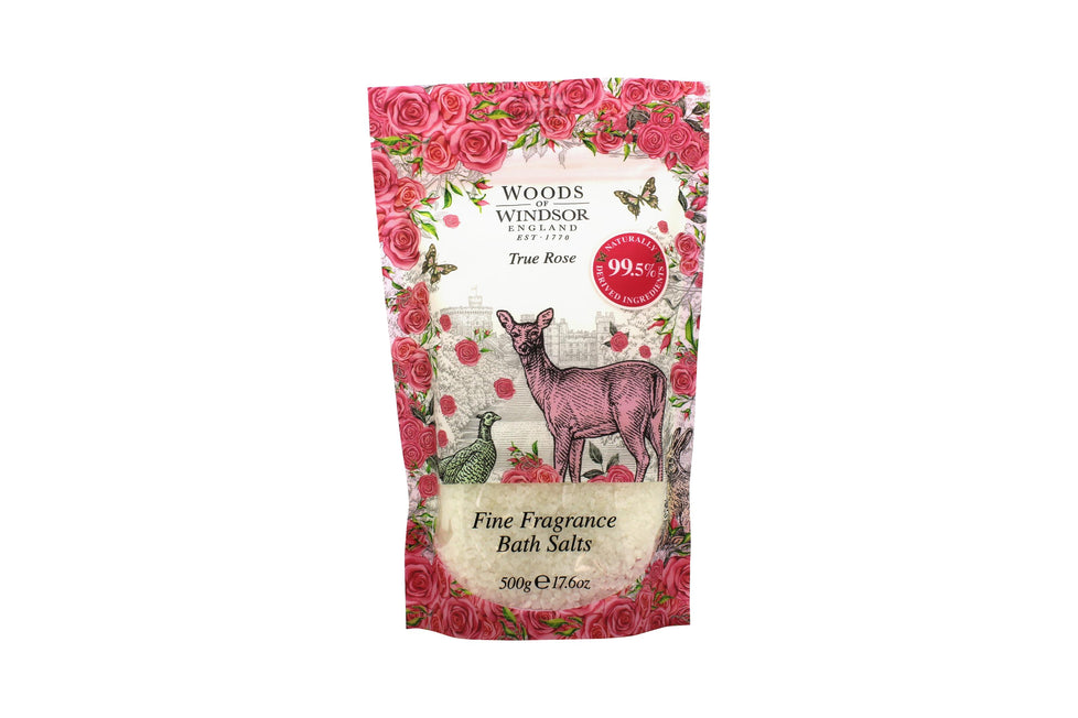 Woods of Windsor True Rose Badsalt 500g Woods of Windsor