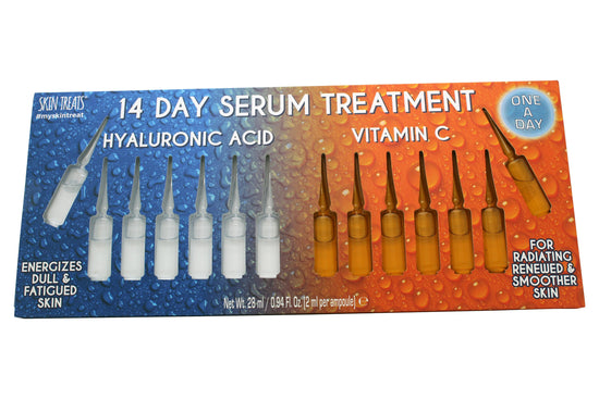 Skin Treats Hyaluronic Acid & Vitamin C Serum Ampoules Set - 14 Pieces Skin Treats