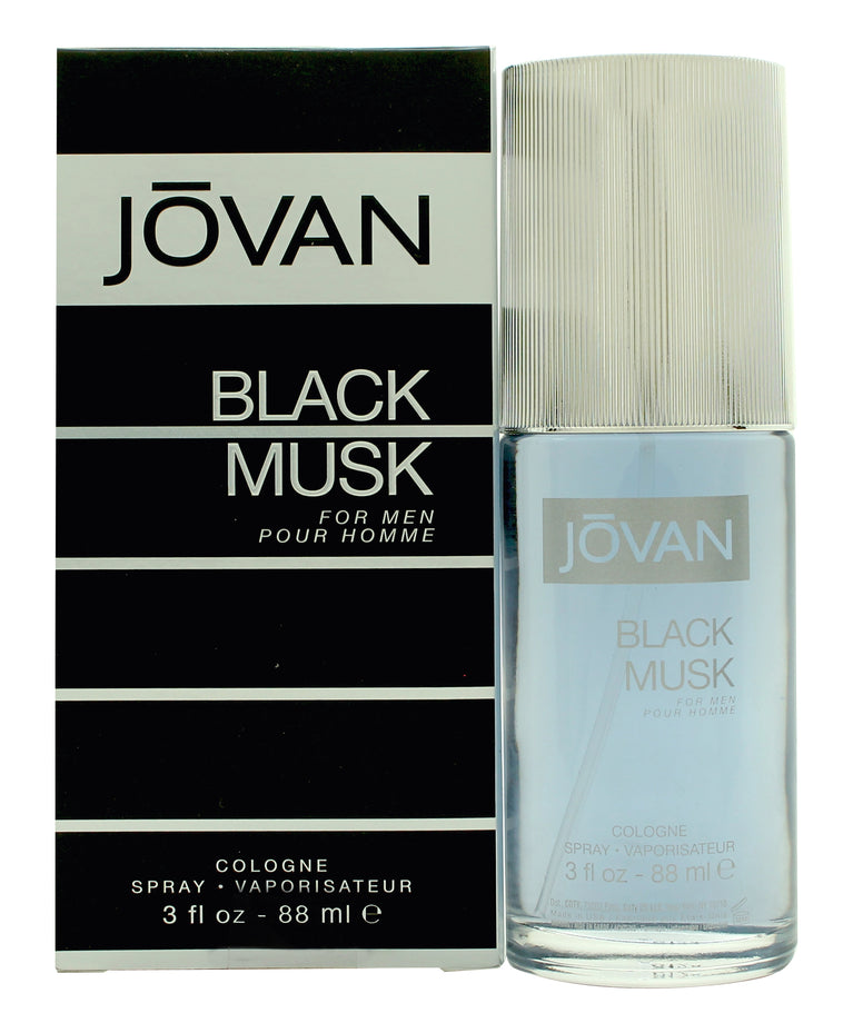 Jovan Black Musk Eau De Cologne 90ml Sprej Jovan