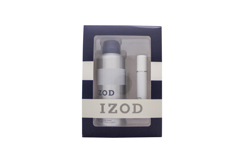 Izod White Gift Set 15ml EDT + 200ml Body Spray Izod