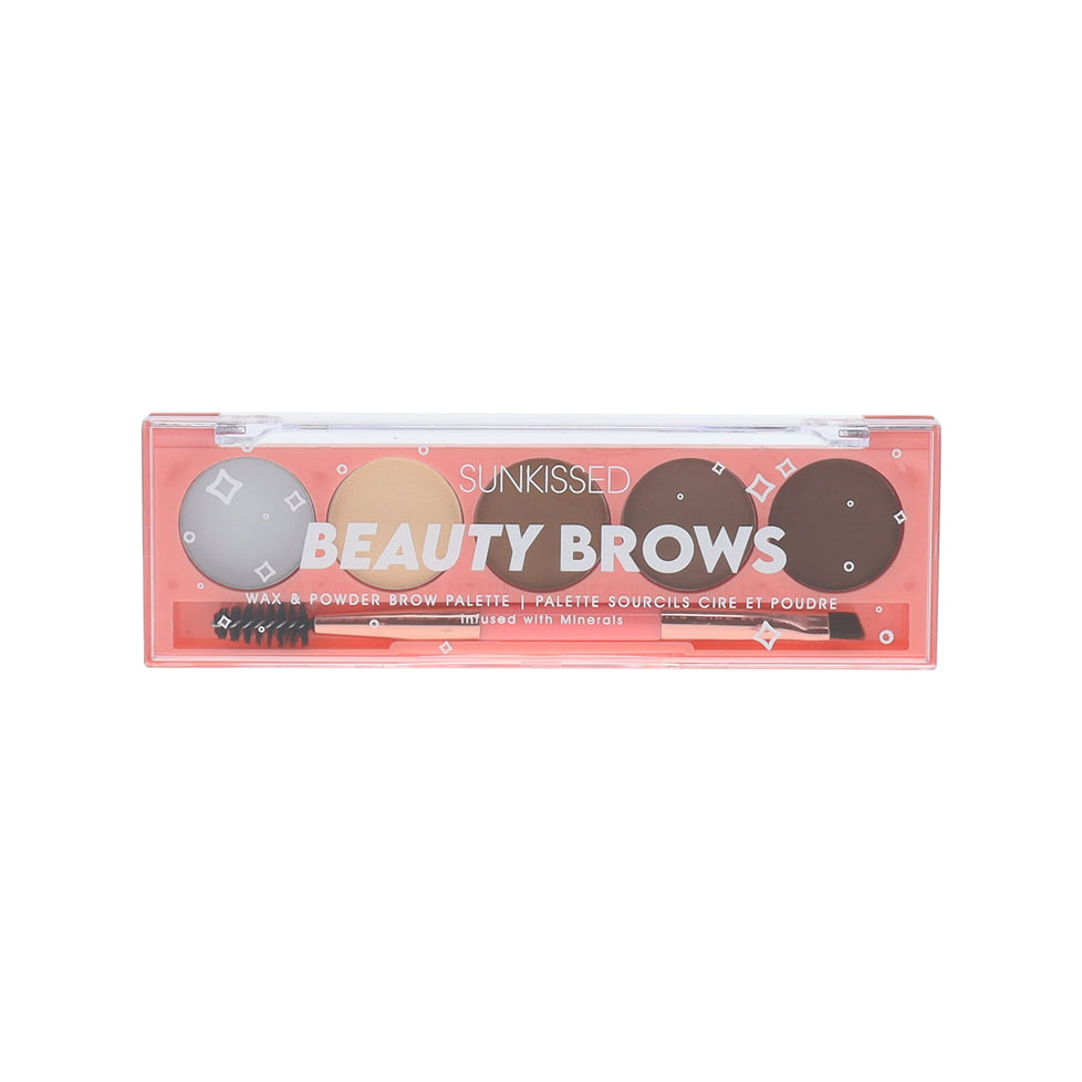 Sunkissed Beauty Brows Palette 0.5g Brow Wax + 4 x 1g Brow Powder Sunkissed