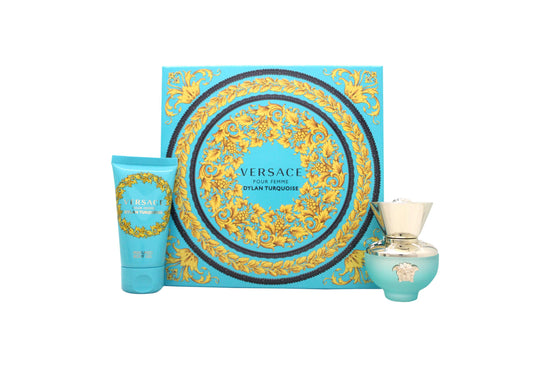 Versace Pour Femme Dylan Turquoise Gift Set 30ml EDT + 50ml Perfumed Body Gel Versace