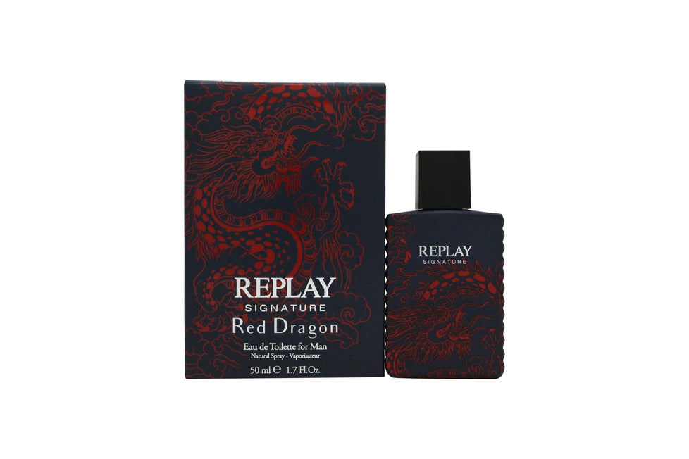 Replay Signature Red Dragon Eau de Toilette 50ml Spray Replay