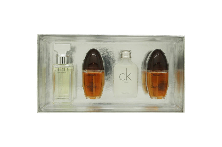 Calvin Klein Women Miniature Gift Set 15ml Eternity EDP + 15ml CK One EDT + 2 x 15ml Obsession EDP Calvin Klein