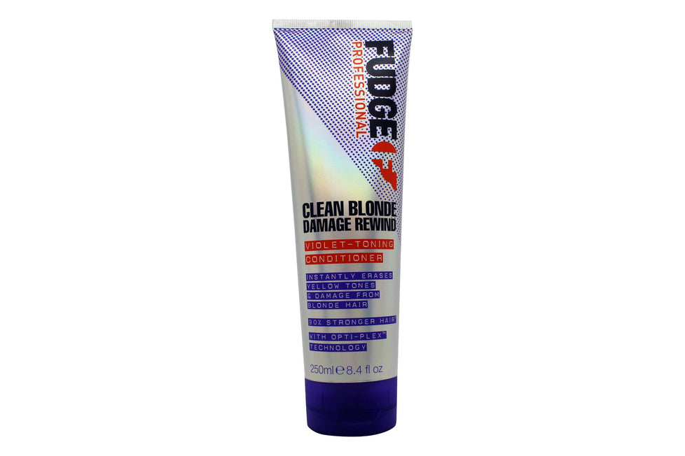 Fudge Clean Blonde Damage Rewind Violet Toning Conditioner 250ml Fudge