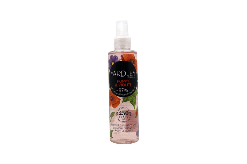 Yardley Poppy and Violet Kroppsmist 200ml Yardley