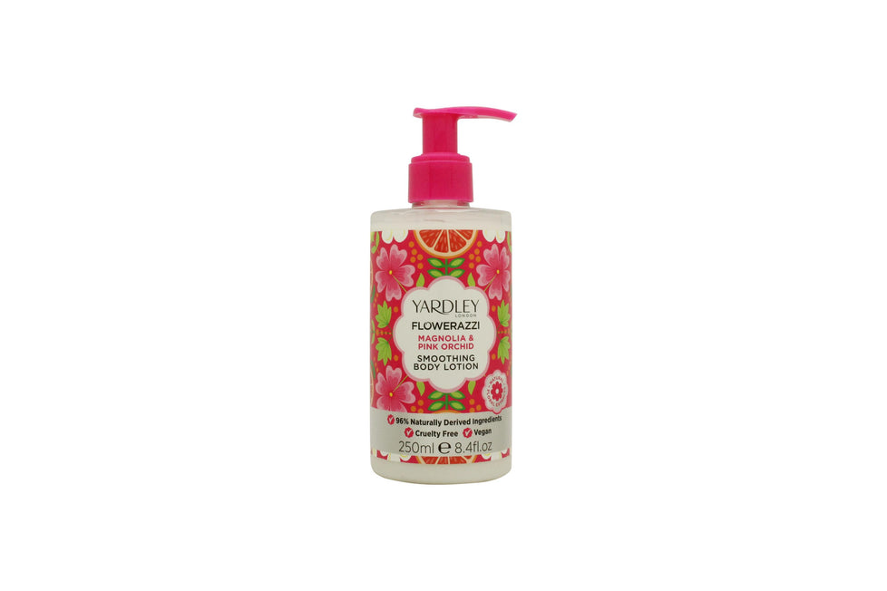 Yardley Flowerazzi Magnolia & Pink Orchid Body Lotion 250ml Yardley