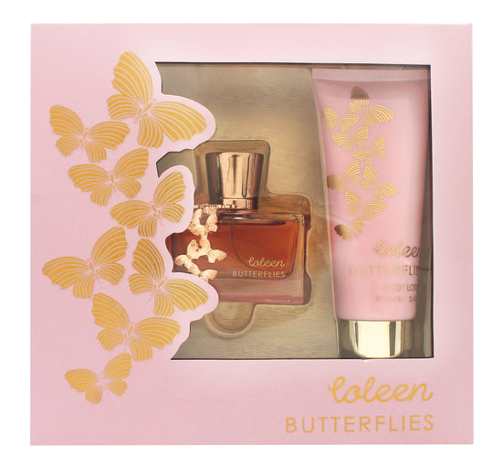 Coleen Rooney Butterflies Giftset 50ml EDT + 100ml Body Lotion Coleen Rooney