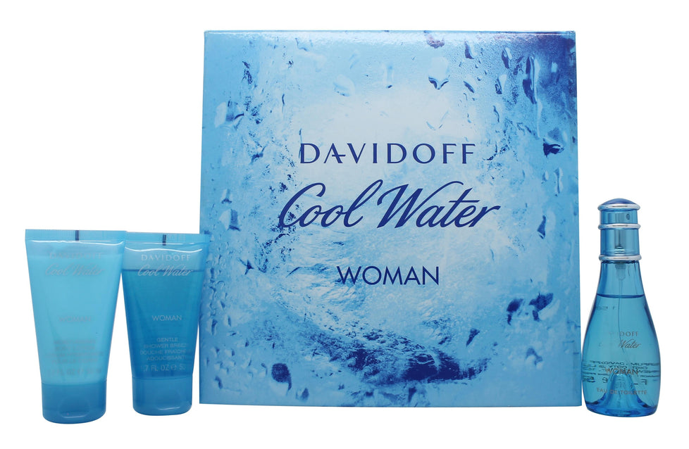 Davidoff Cool Water Presentset 50ml EDT + 50ml Body Lotion + 50ml Duschgel Davidoff