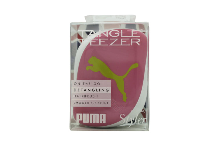 Tangle Teezer X Puma Compact Styler Detangling Hårborste - Neon Yellow Tangle Teezer