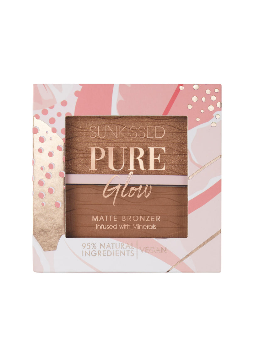 Sunkissed Pure Glow Matte Bronzer Duo 2 x 6.5g Sunkissed