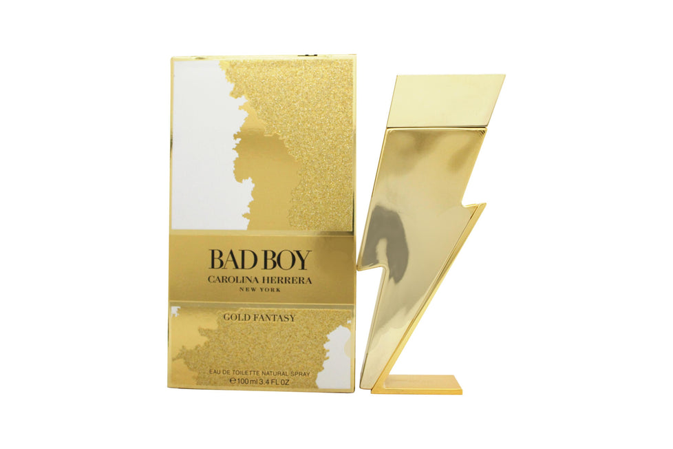 Carolina Herrera Bad Boy Gold Fantasy Eau de Toilette 100ml Spray Carolina Herrera