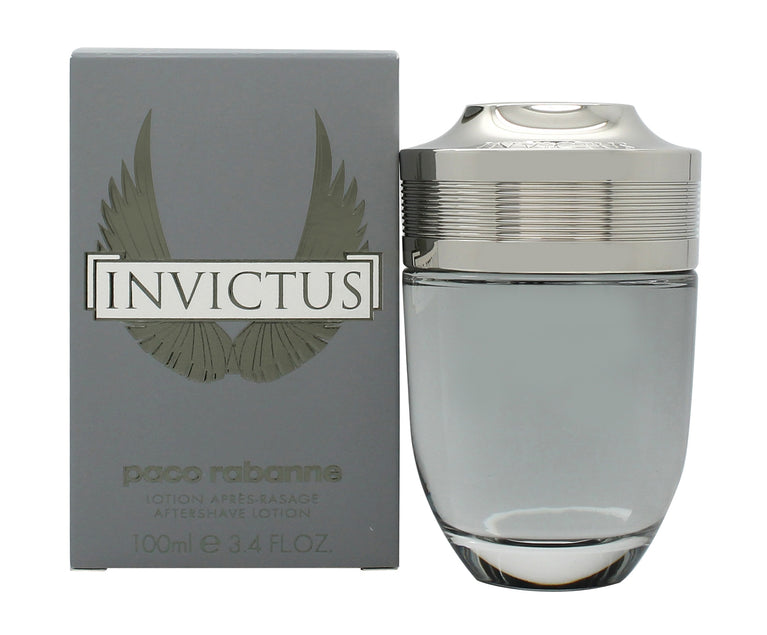 Paco Rabanne Invictus Aftershave Lotion 100ml Splash Paco Rabanne