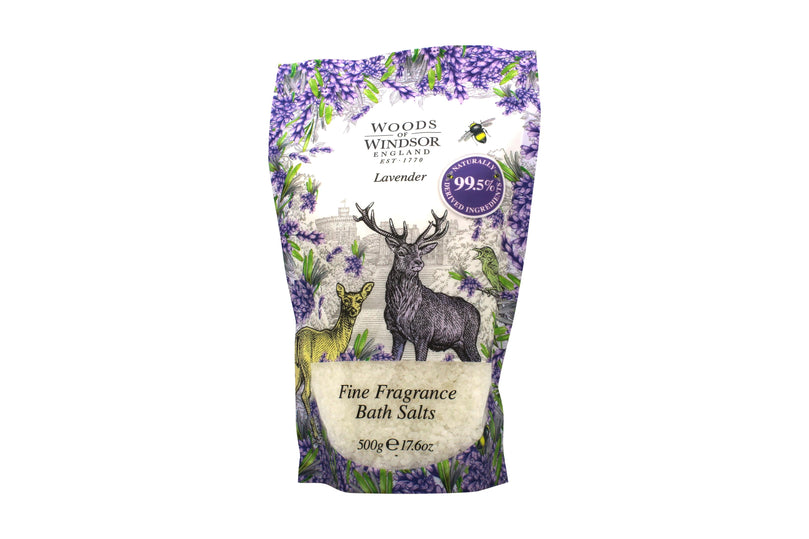 Woods of Windsor Lavender Badsalt 500g Woods of Windsor