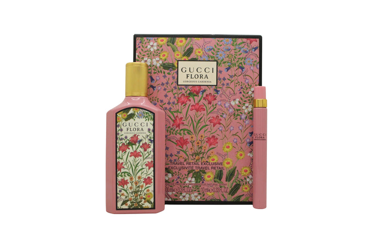 Gucci Flora Gorgeous Gardenia Eau de Parfum Gift Set 100ml EDP + 10ml EDP Gucci