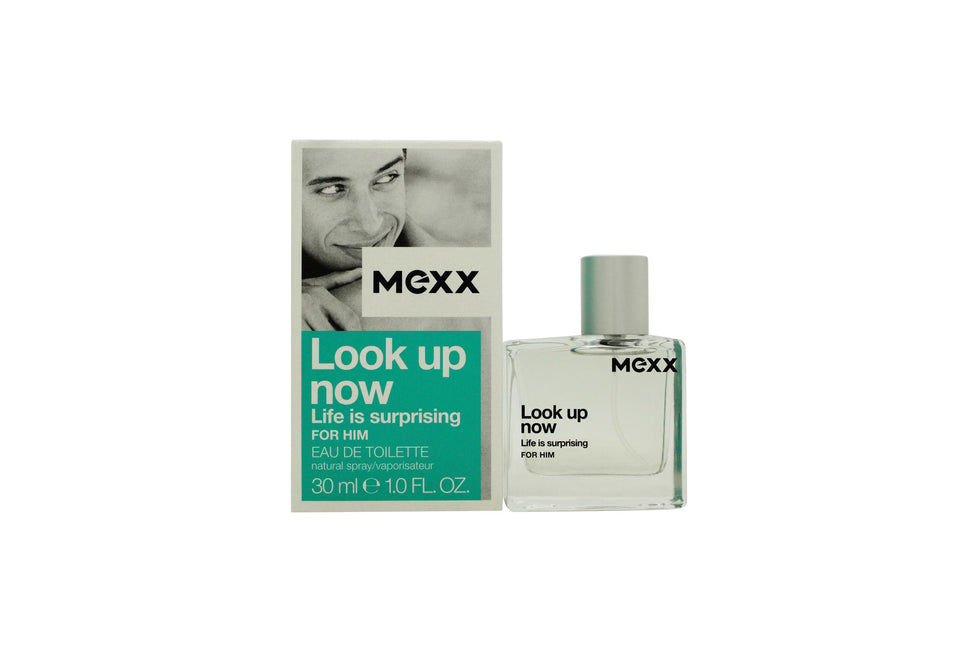 Mexx Look Up Now : Life Is Surprising för Honom Eau de Toilette 30ml Sprej Mexx