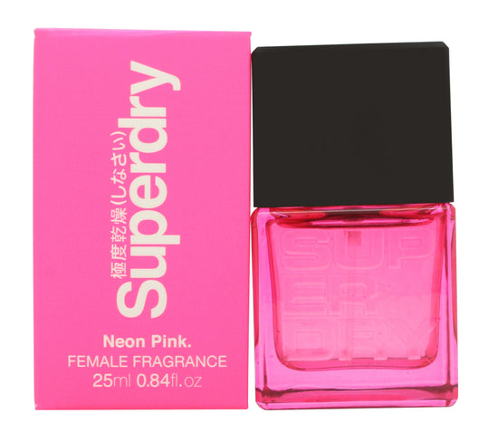 Superdry Neon Pink Eau de Cologne 25ml Sprej Superdry