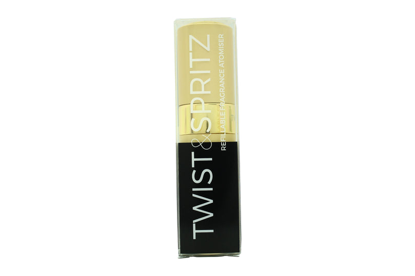 Twist & Spritz Refillable Atomiser Spray 8ml - Gold Twist & Spritz