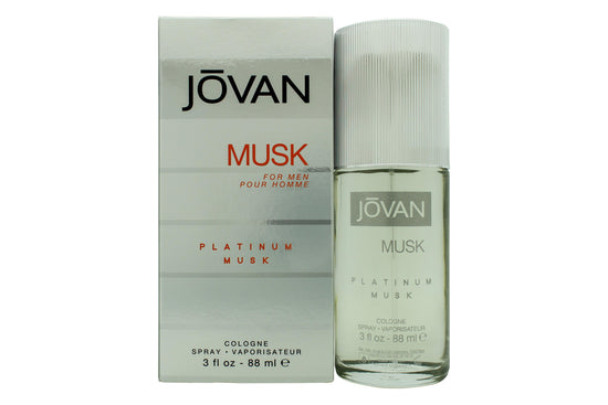 Jovan Musk For Men Eau De Cologne 88ml Spray - Platinum Musk Jovan