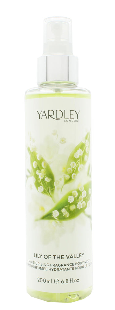 Yardley Lily of the Valley Fragrance Mist 200ml Spray Yardley