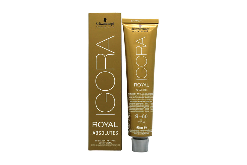 Schwarzkopf Igora Royal Absolutes Anti-Age Permanent Hårfärg 60ml - 9-60 Schwarzkopf