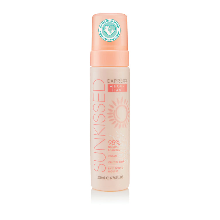 Sunkissed 95 Percent Natural Express 1 Hour Tan Mousse 200ml Sunkissed