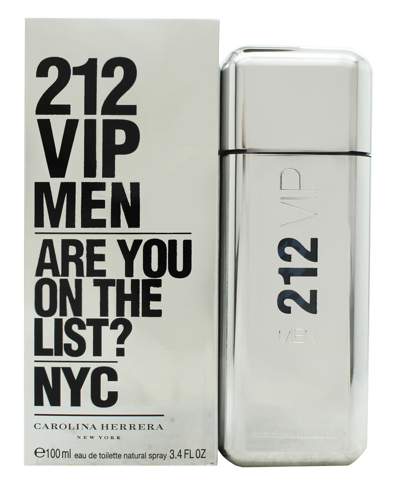 Carolina Herrera 212 VIP Men Eau de Toilette 100ml Sprej British Hypermarket uk