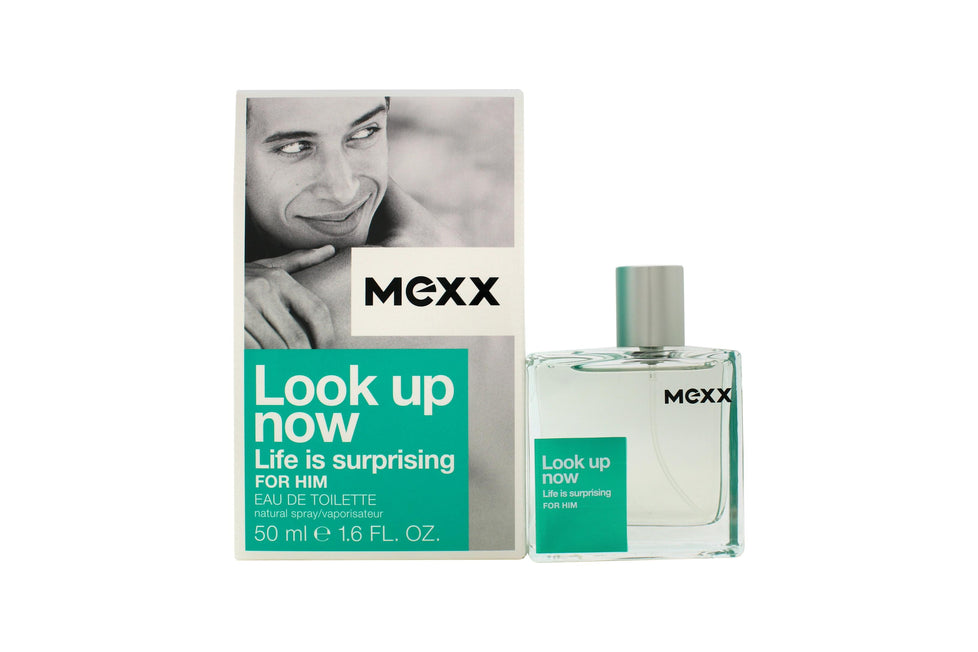 Mexx Look Up Now : Life Is Surprising for Him Eau de Toilette 50ml Spray Mexx