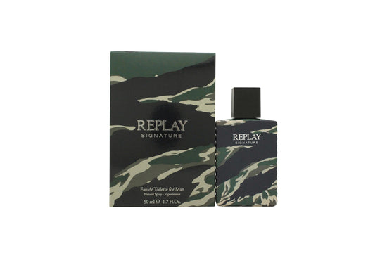 Replay Signature för Män Eau de Toilette 50ml Sprej Replay