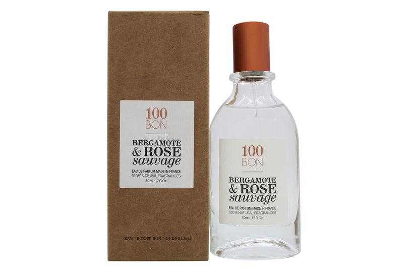 100BON Bergamote & Rose Sauvage Refillable Eau de Parfum 50ml Spray 100BON